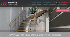 Desktop Screenshot of advancedplumbing.ca